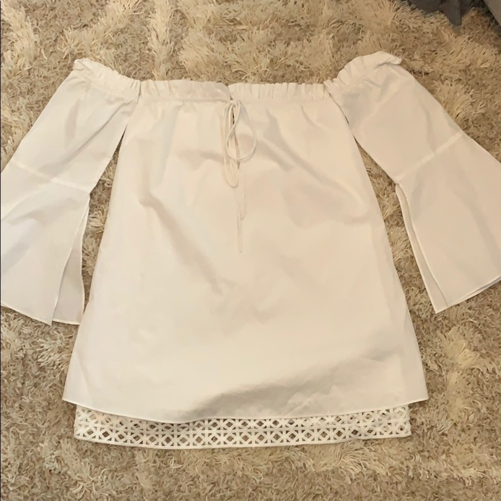 Sweet white off the shoulder top